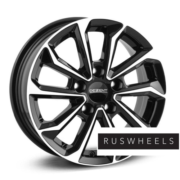 Диски Dezent R16 / 6.5J PCD 5x108 ЕТ 50 ЦО 63.4 KS black polished