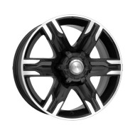 Диски КиК 8,0\R17 6*139.7 ET38 d100.1 Алмаз черный