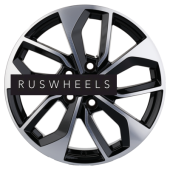 Диски Khomen Wheels 7x17/5x112 ET40 D57,1 KHW1703 (Kodiaq/Tiguan) Black-FP