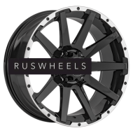 Диски LS 9x20/6x139,7 ET20 D100,1 1302 BKL (конус, Колпак+лого)