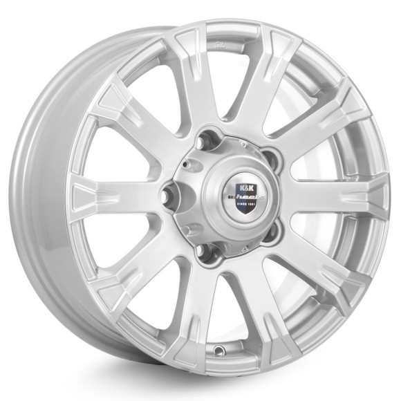 Диски КиК 7,0\R16 5*139.7 ET35 d108.5 Сильвер