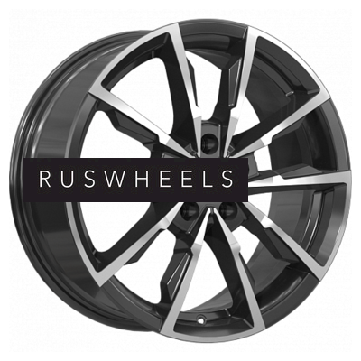 Диски КИК 7,5x17/5x120 ET45 D72,6 Меренге (КС902) Алмаз черный