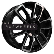 Диски Khomen Wheels 5,5x14/4x100 ET43 D67,1 KHW1406 (Solaris/Logan/Rio) Black-FP