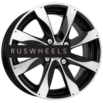 Диски КИК 6x15/4x108 ET50 D63,35 Джемини (КС617) Алмаз черный КС617